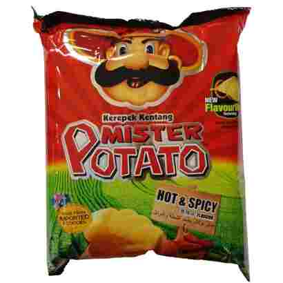 Mister Potato Chips 75 gm Pack (Hot & Spicy)